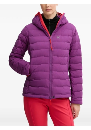 Haglöfs hooded quilted jacket - Purple