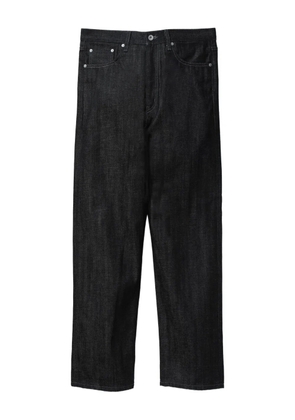 Neighborhood logo-patch jeans - Black