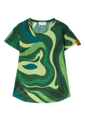 PUCCI abstract-print T-shirt - Green