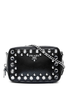 Prada Pre-Owned 2010s mini Camera studs shoulder bag - Black