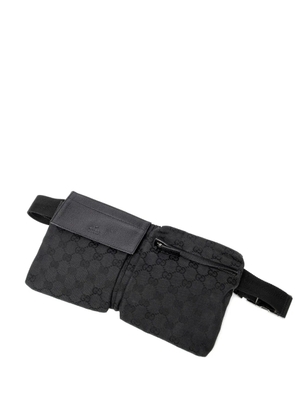Gucci Pre-Owned GG Canvas belt bag - Black