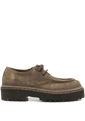 Officine Creative lace-up loafers - Green