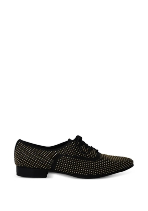 Saint Laurent Pre-Owned studded accents oxfords - Black