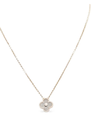 Van Cleef & Arpels Pre-Owned 2010s 18K rose gold Alhambra diamond necklace