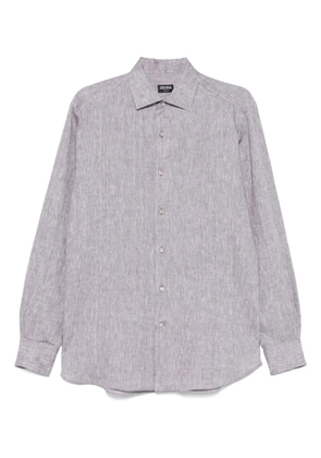 Zegna Oasi Lino shirt - Grey