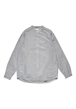 Danton stripe-pattern shirt - Blue