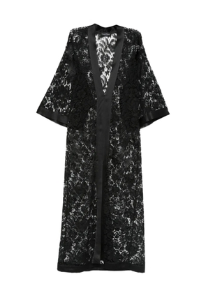 Carine Gilson V-neck lace nightdress - Black