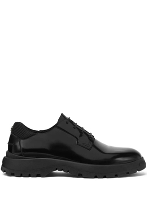 Versace patent leather derby shoes - Black