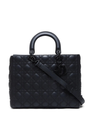 Christian Dior Pre-Owned 2019 Lady Dior two-way hand bag - Black