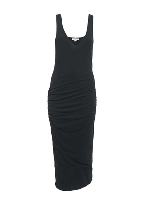 James Perse gathered midi dress - Black