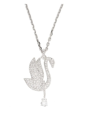 Swarovski Swan pendant necklace - Silver