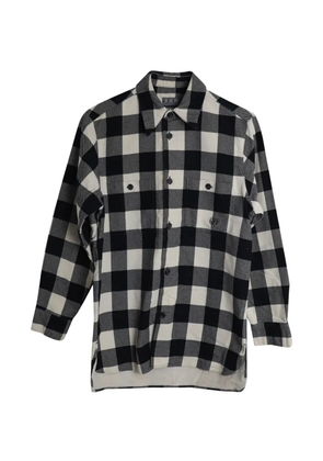 Gianfranco Ferré Pre-Owned gingham-pattern button shirt - Black