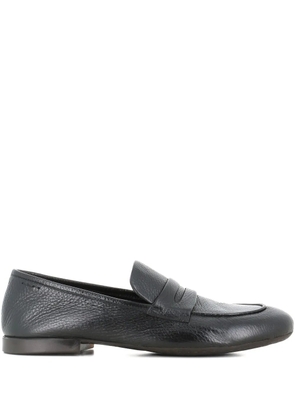 Alexander Hotto penny leather loafers - Black