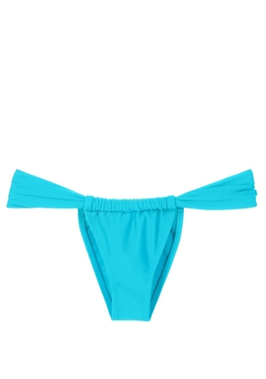 Amir Slama gathered low-waisted bikini bottoms - Blue