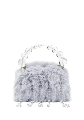 ROCKFISH x Susan Fang furry tote bag - Blue