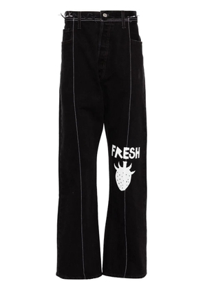 WESTFALL graphic-print jeans - Black