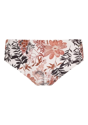 Amir Slama floral-print swim trunks - White