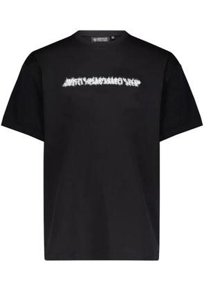 Mostly Heard Rarely Seen logo-embroidered cotton T-shirt - Black