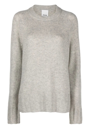 Allude crew-neck knitted jumper - Grey