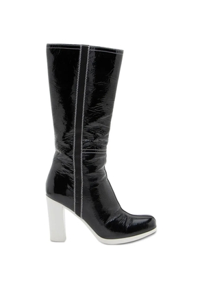 Prada Pre-Owned contrast-stitch boots - Black