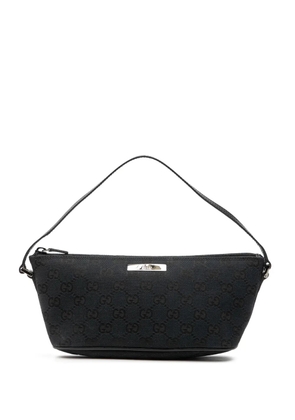 Gucci Pre-Owned 2000-2015 GG Canvas Boat shoulder bag - Black