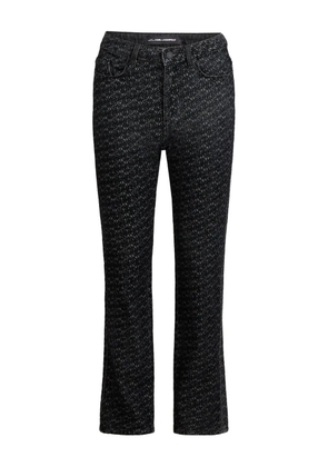 Karl Lagerfeld straight denim pants - Grey