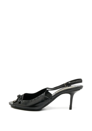 Burberry Pre-Owned brogue leather sandals - Black
