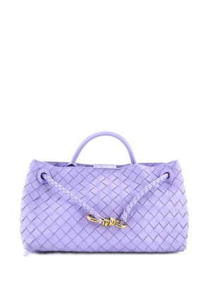 Bottega Veneta Pre-Owned Andiamo East West Top Handle Bag Intrecciato Nappa Small satchel - Purple