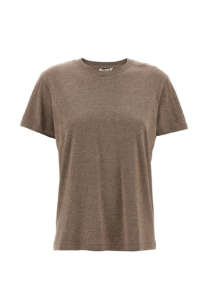 Auralee crew-neck T-shirt - Brown