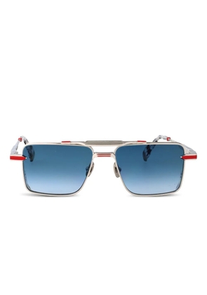 T Henri Eyewear GTB x Indice square-frame sunglasses - Silver
