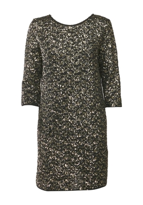 Zadig&Voltaire sequin three-quarter sleeve mini dress - Black