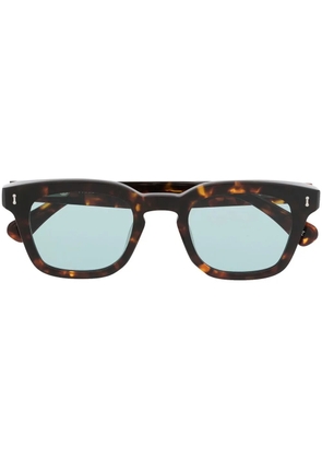 Peter And May tortoiseshell-effect square-frame sunglasses - Brown