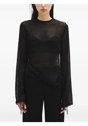 Ann Demeulemeester Benonia long-sleeve blouse - Black
