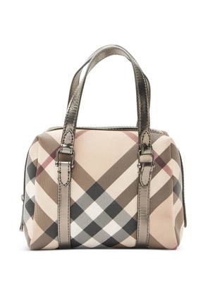 Burberry Pre-Owned mini Super Nova Check tote bag - Neutrals
