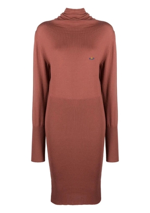 Vivienne Westwood Bea orb-embroidered knitted dress - Orange