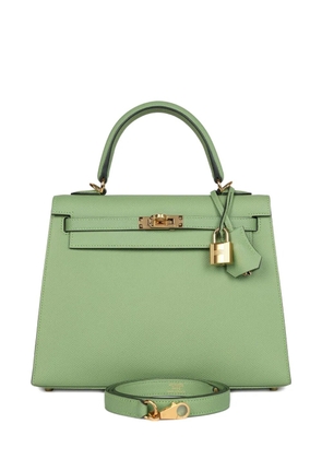 Hermès Pre-Owned Kelly Sellier 25 leather tote bag - Green