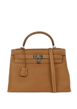 Hermès Pre-Owned 2005 32 Kelly Sellier two-way leather tote bag - Brown