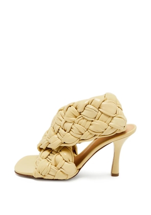 Bottega Veneta Pre-Owned Intrecciato leather sandals - Yellow