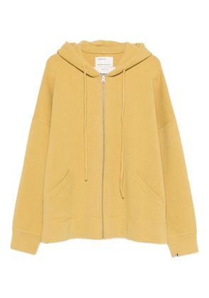 extreme cashmere Donnie zip-up hoodie - Yellow
