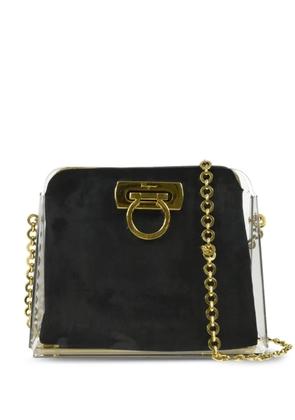 Ferragamo Pre-Owned 1990-2000 Gancini chain shoulder bag - Black