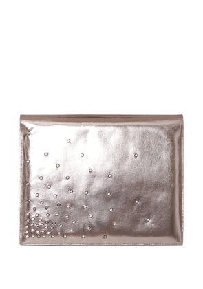 Vintage Pre-Owned metallic-effect clutch bag - Neutrals