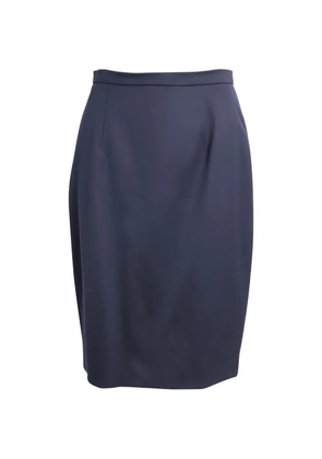 Burberry Pre-Owned pencil midi skirt - Blue