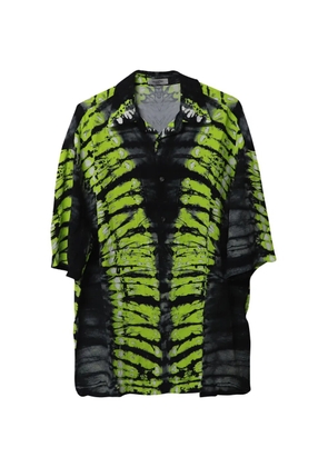 Valentino Pre-Owned tie-dye short-sleeve shirt - Black