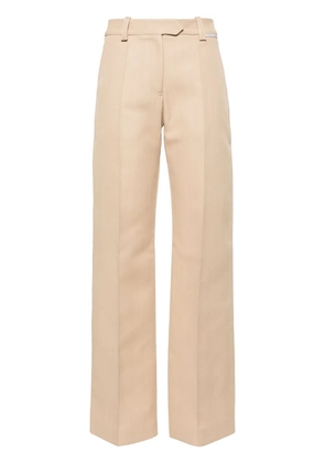 Aleksandre Akhalkatsishvili low-rise straight trousers - Neutrals