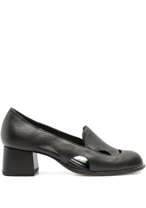 Sarah Chofakian 40mm Fragmento cut-out pumps - Black