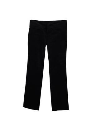 Gucci Pre-Owned velvet trousers - Black