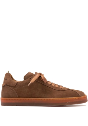 Officine Creative lace-up suede sneakers - Brown