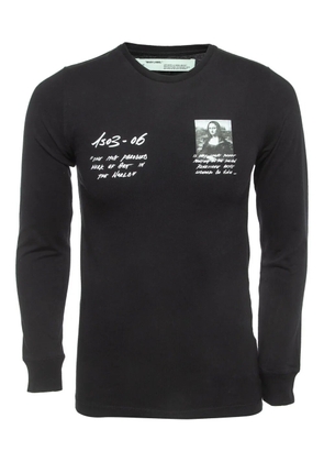 Off-White Pre-Owned cotton top - Black