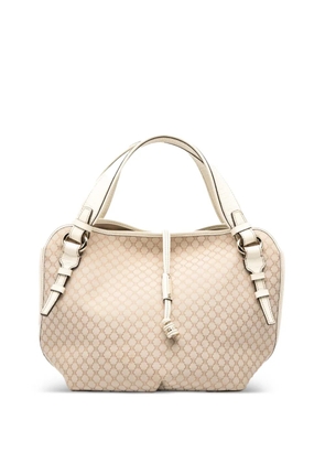 Celine Pre-Owned 2007 Macadam Canvas Bittersweet hobo bag - Brown