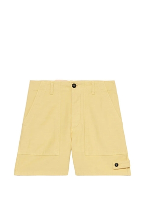Fortela button pocket shorts - Yellow